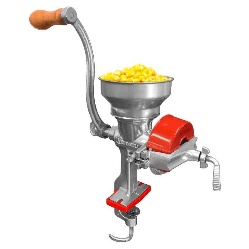 Manuel Kværn støbejern, Stål-rød Victoria