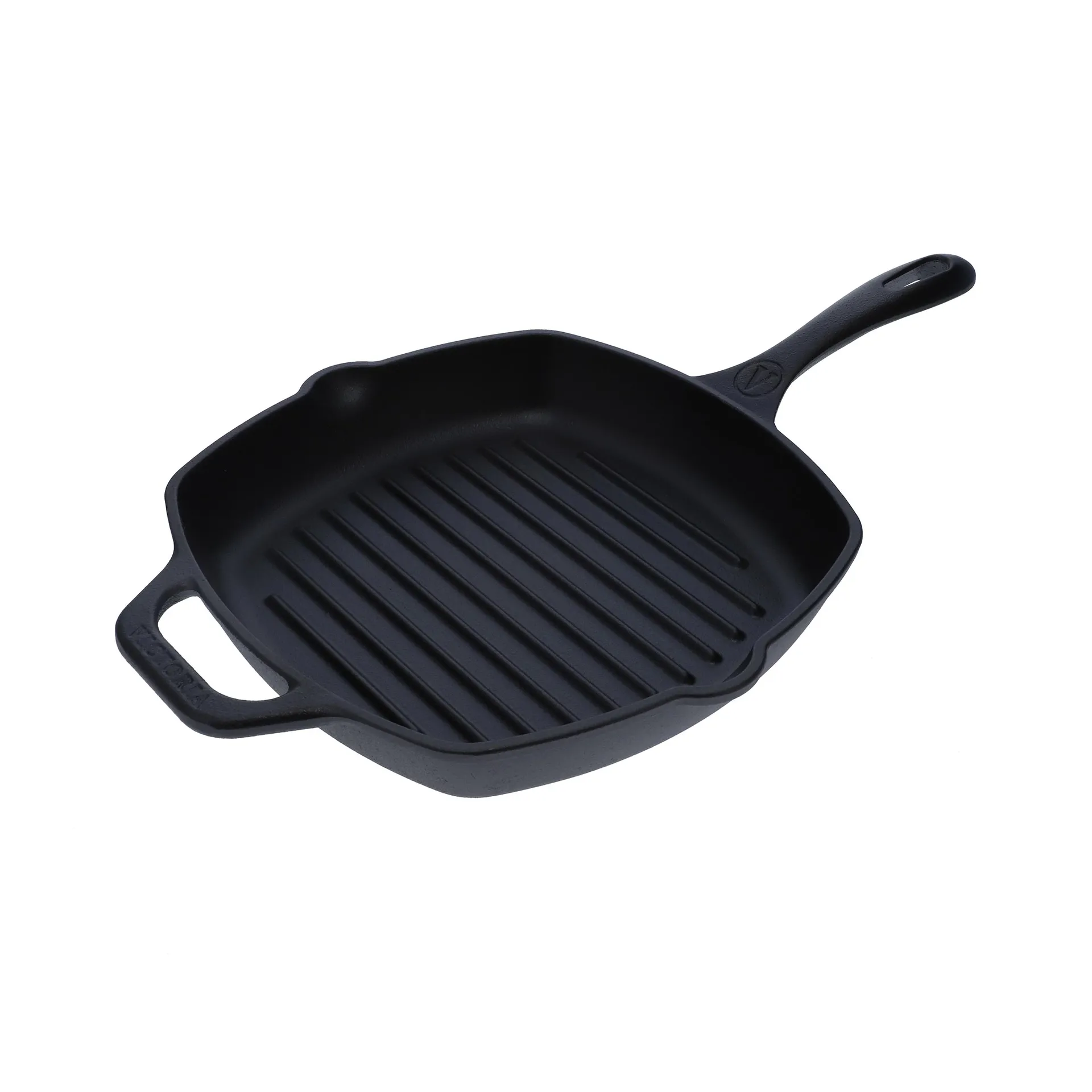 Victoria firkantet grillpande støbejern enameled, 44,1x28,4 cm Victoria