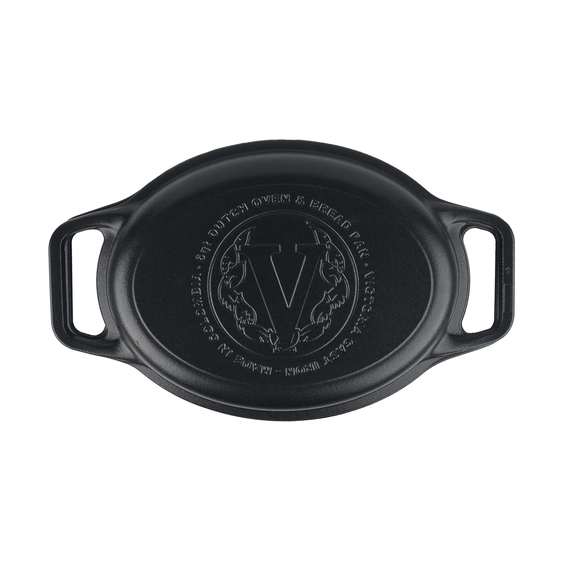 Victoria gryde og bradepande støbejern enameled, 2 dele Victoria