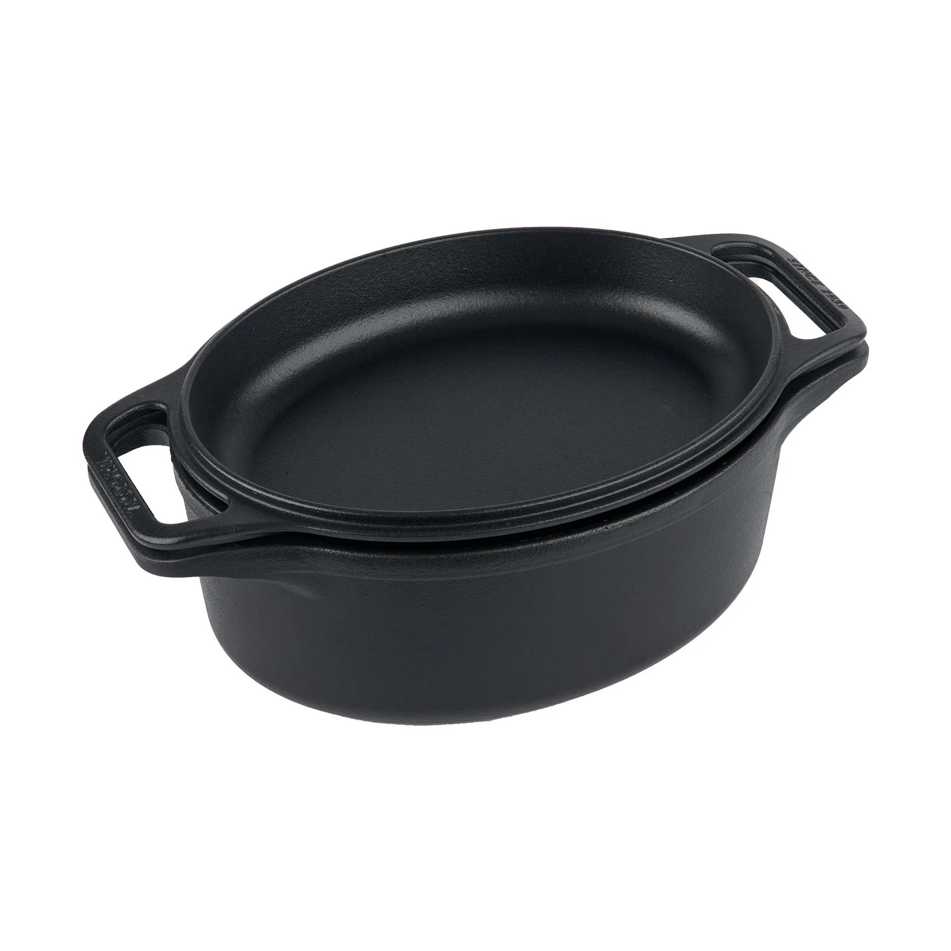 Victoria gryde og bradepande støbejern pre-seasoned, 2 dele Victoria