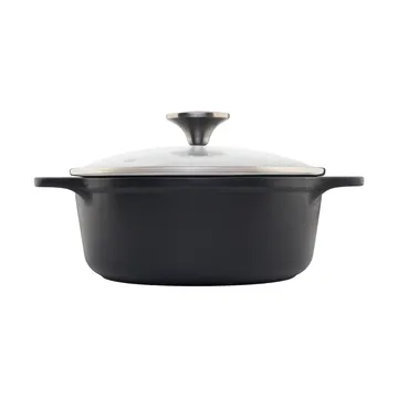 Victoria gryde støbejern glaslåg enameled - 1,9 L - Victoria