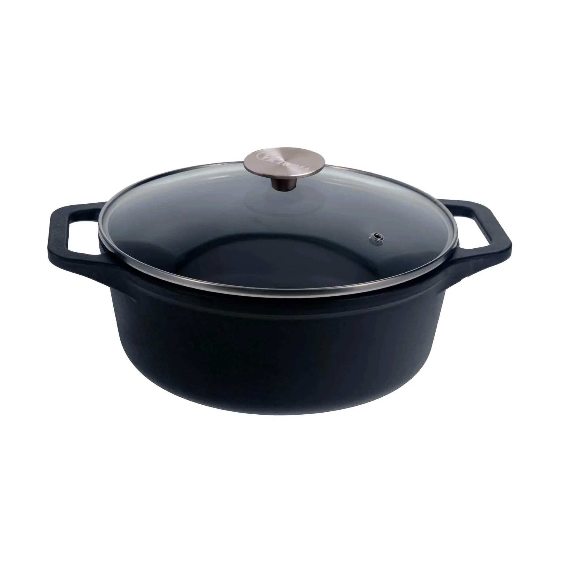 Victoria gryde støbejern glaslåg enameled, 3,8 l Victoria