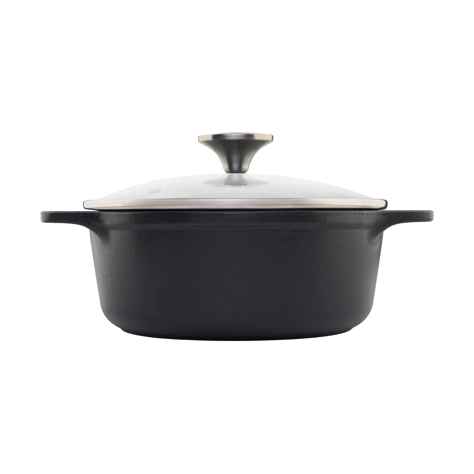 Victoria gryde støbejern glaslåg pre-seasoned, 1,9 L Victoria