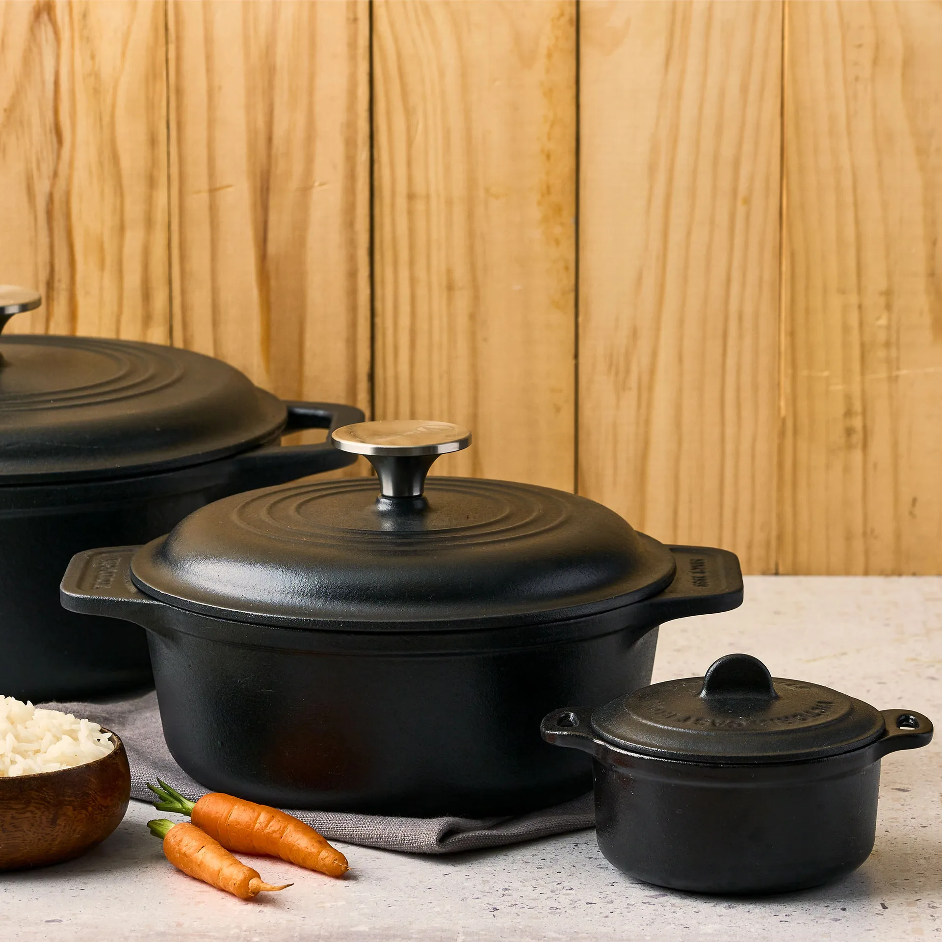 Victoria gryde støbejern pre-seasoned, 1,9 L Victoria