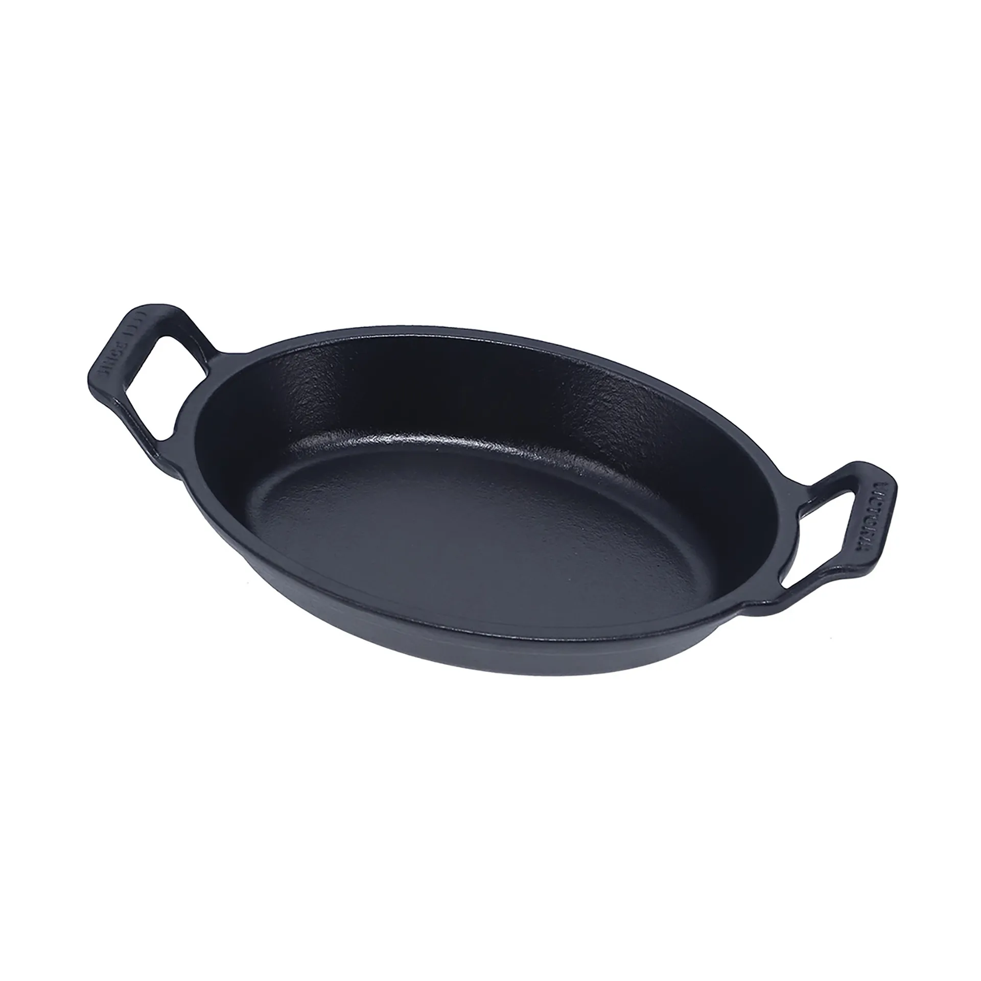 Victoria oval gryde støbejern pre-seasoned, 27,1x15,5 cm Victoria