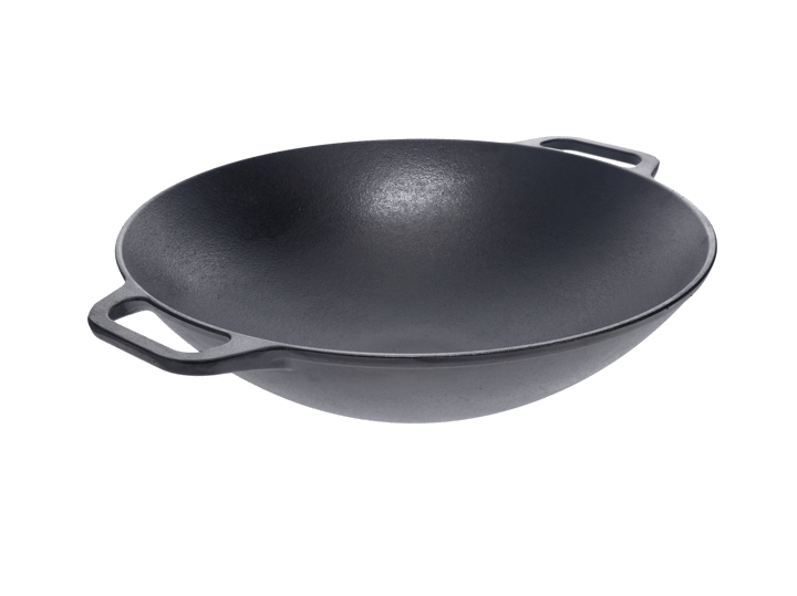 Wokpande støbejern 36 cm, Sort Victoria