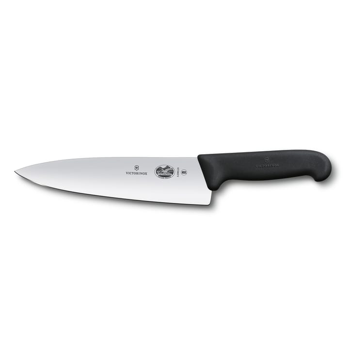 Fibrox kokkekniv ekstra bred 20 cm - Rustfrit stål - Victorinox