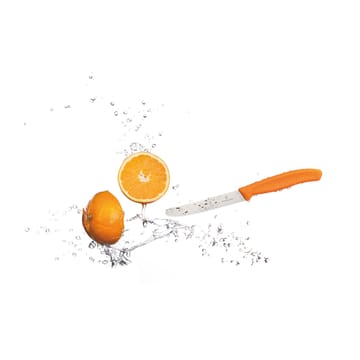 Swiss Classic pølse-/tomatkniv 11 cm - Orange - Victorinox