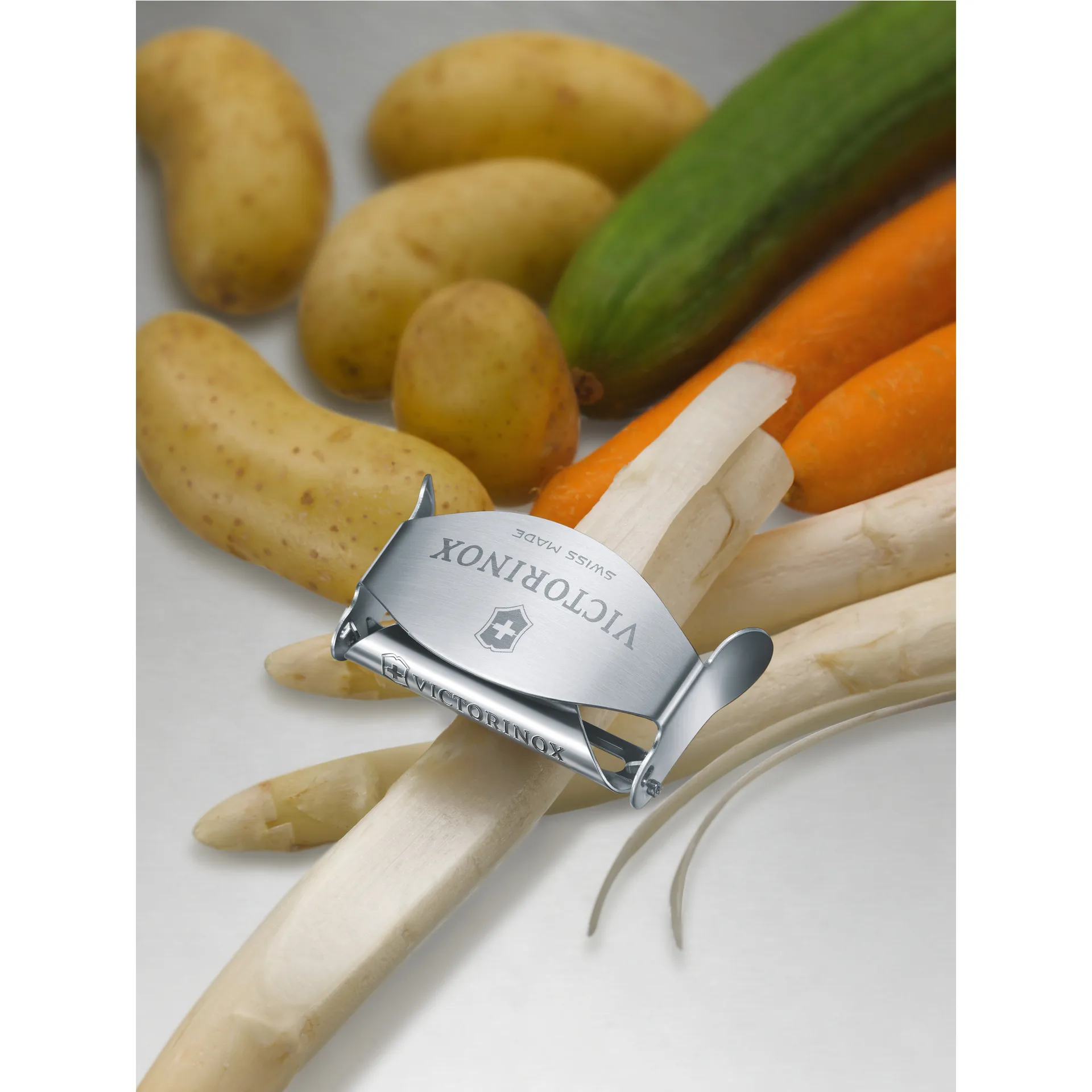 Swiss Classic SwissPeeler kartoffelskræller, Rustfrit stål Victorinox