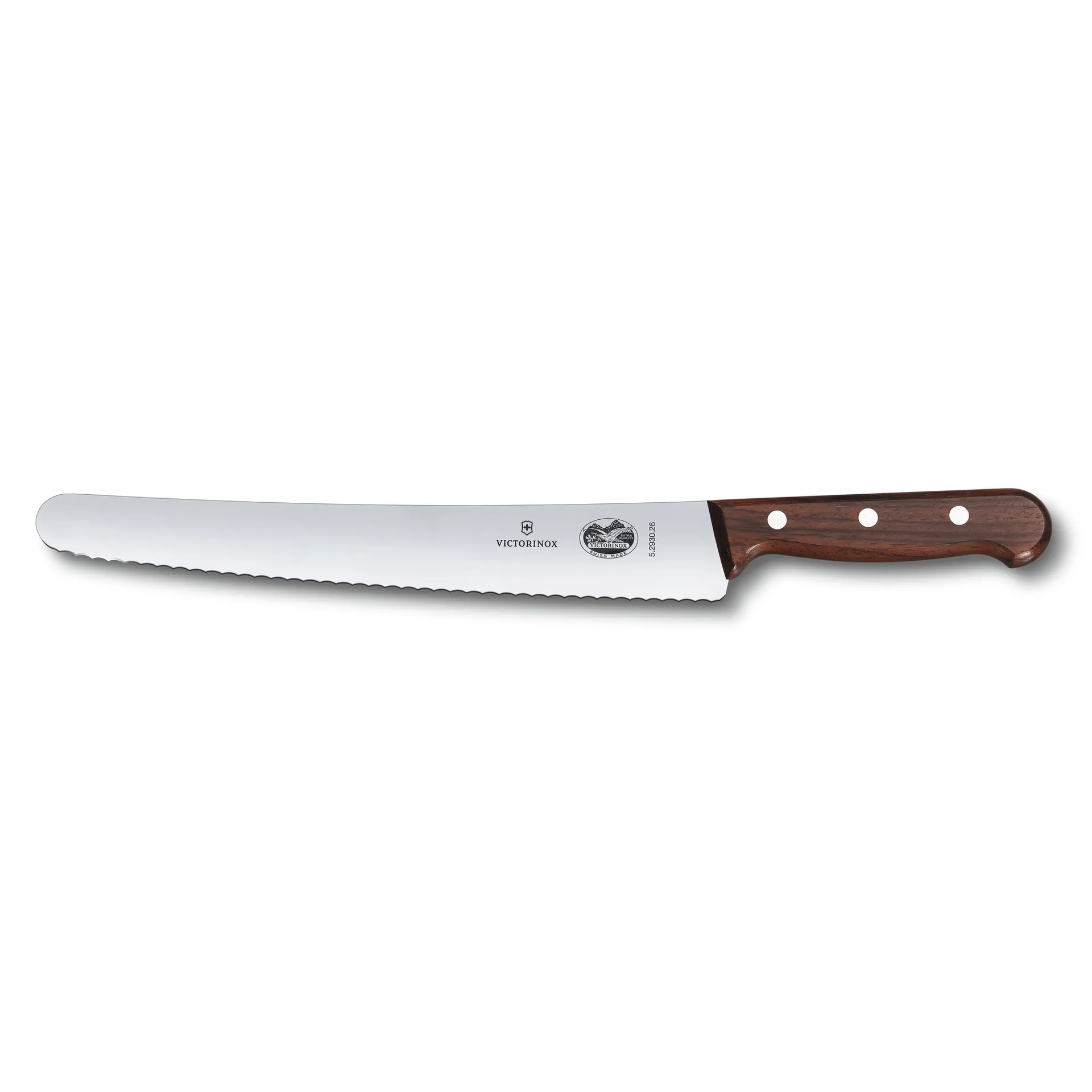 Victorinox brød- & bagerkniv med bølgeskær 26 cm, Fyr Victorinox