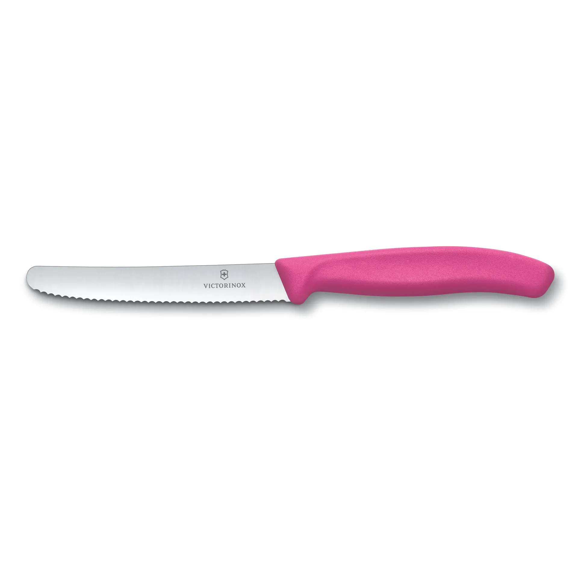 Victorinox tomatkniv bølgetandet 11 cm, Lyserød Victorinox