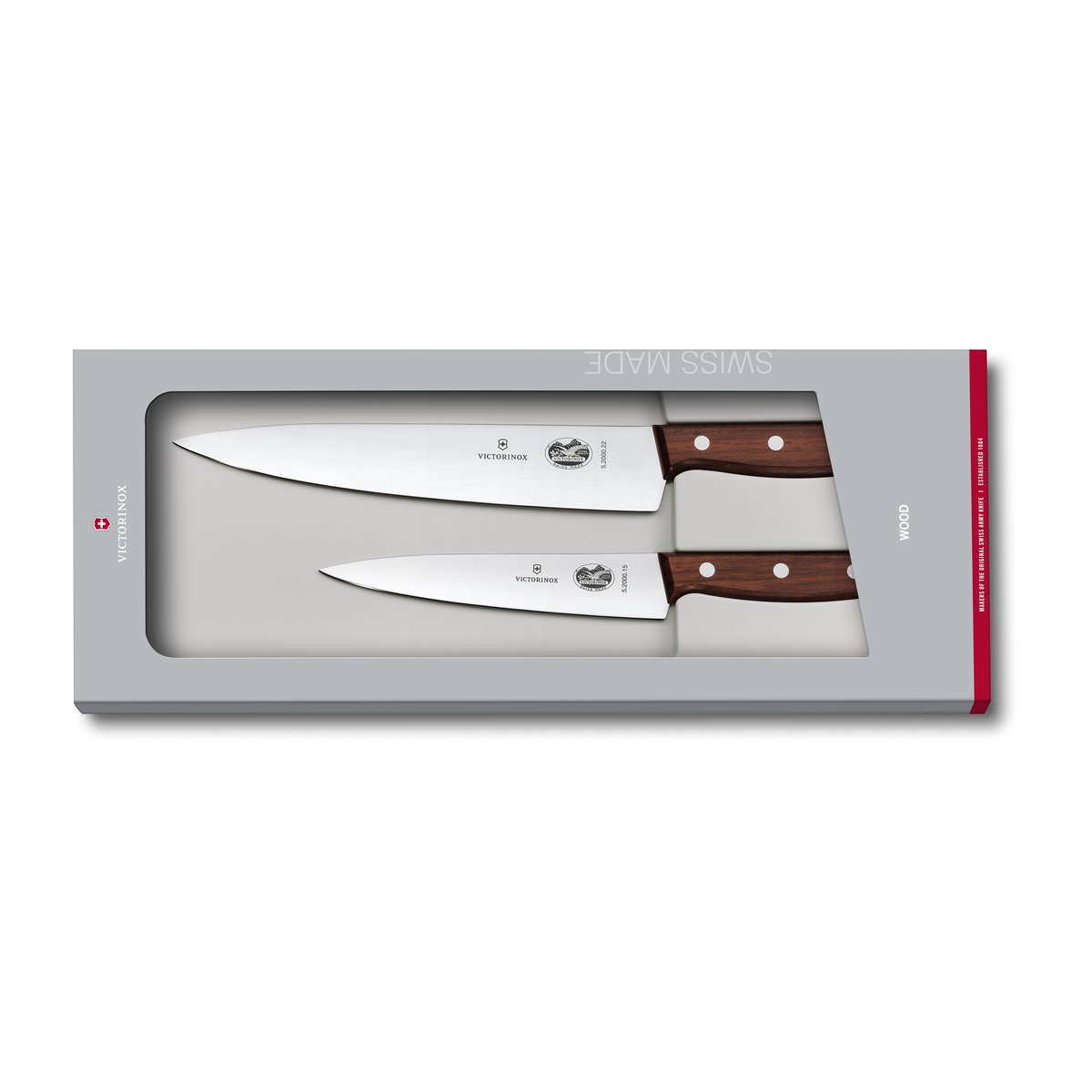 Victorinox Wood knivsæt kokkeknive Rustfrit stål/Ahorn