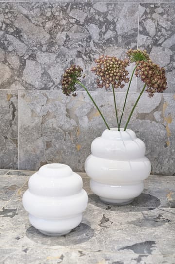 Bubble vase Ø20 cm - Hvid - Villa Collection