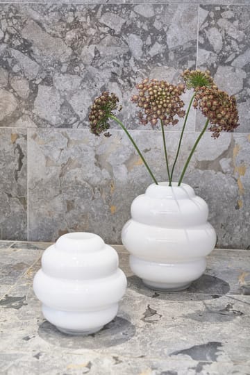 Bubble vase Ø25 cm - Hvid - Villa Collection