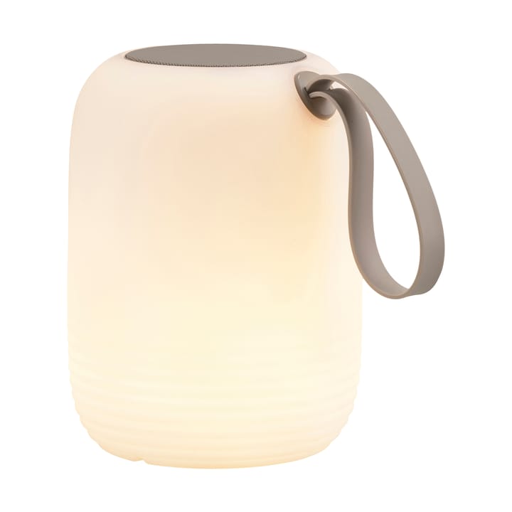 Hav LED-lys med højttaler bærbar Ø12,5 cm - White-sand - Villa Collection