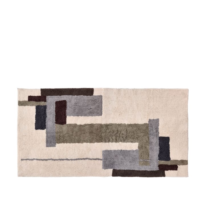 Laerk tæppe - Grå/offwhite, 200x300 cm - Villa Collection