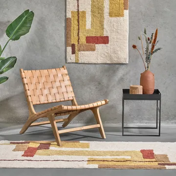 Lau tæppe - Natur, 70x110 cm - Villa Collection