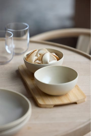 Shoku bambusbakke med 2 skåle - Beige - Villa Collection