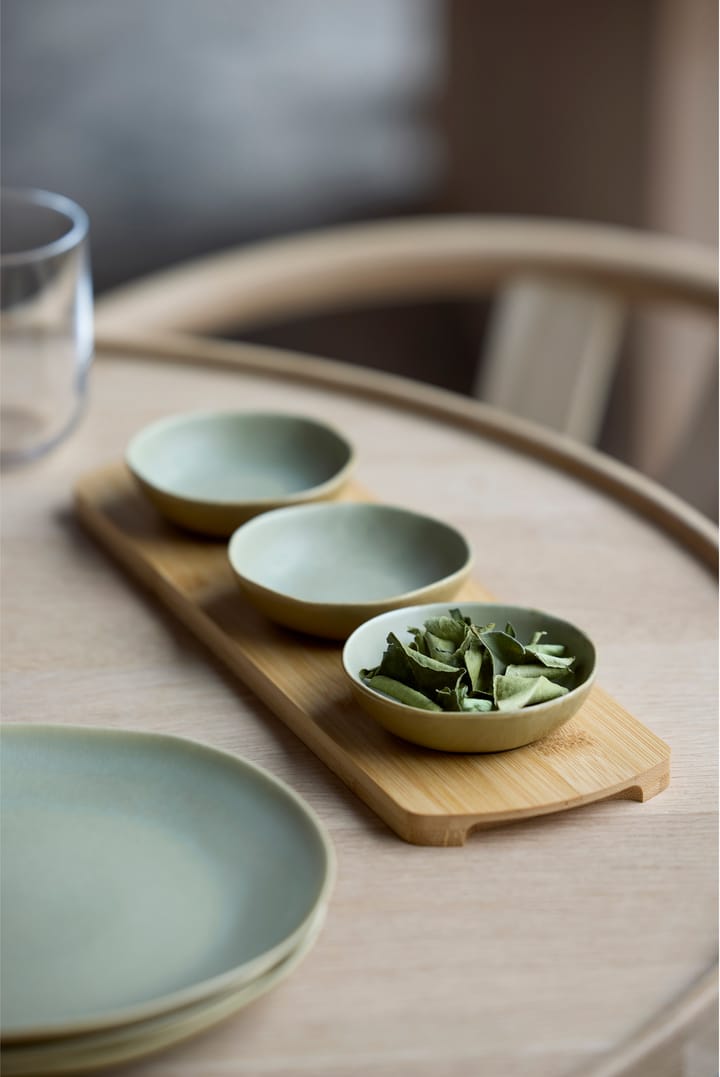 Shoku bambusbakke med 3 skåle, Pure Green Villa Collection