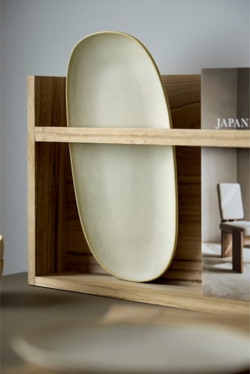 Shoku serveringsfad 18x34 cm - Beige - Villa Collection