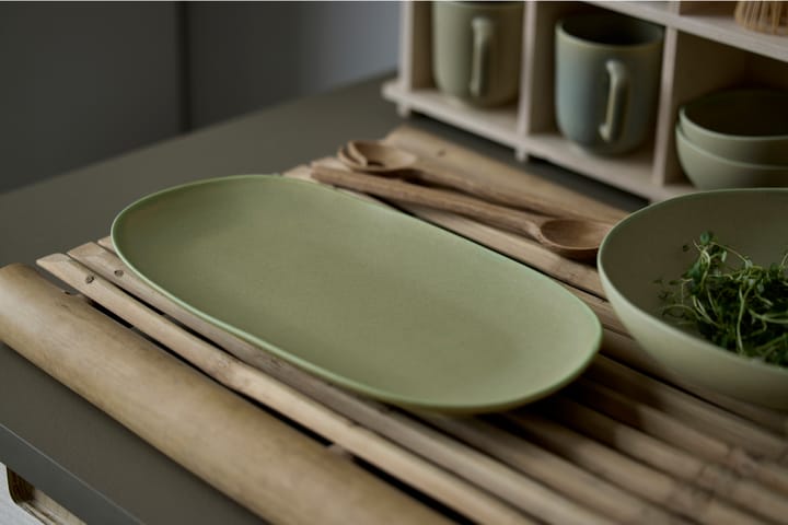 Shoku serveringsfad 18x34 cm, Pure Green Villa Collection