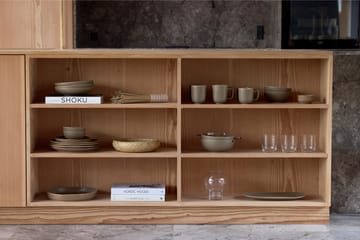 Shoku serveringsfad 18x34 cm - Warm Brown - Villa Collection
