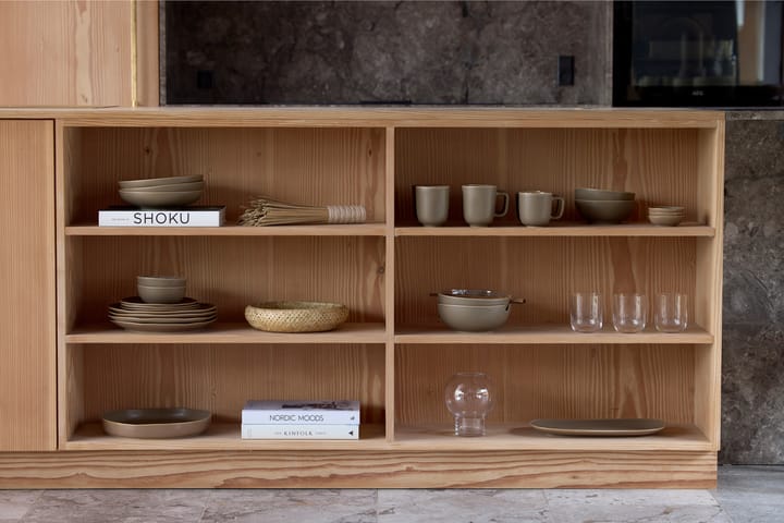 Shoku serveringsfad 18x34 cm, Warm Brown Villa Collection