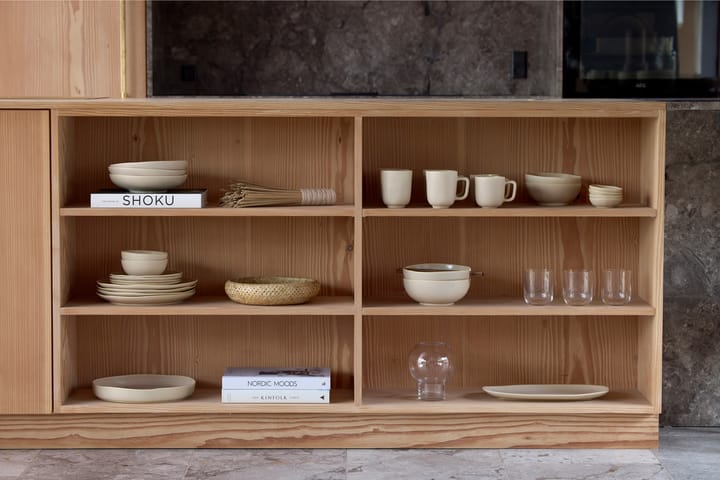 Shoku serveringsfad Ø28 cm, Beige Villa Collection