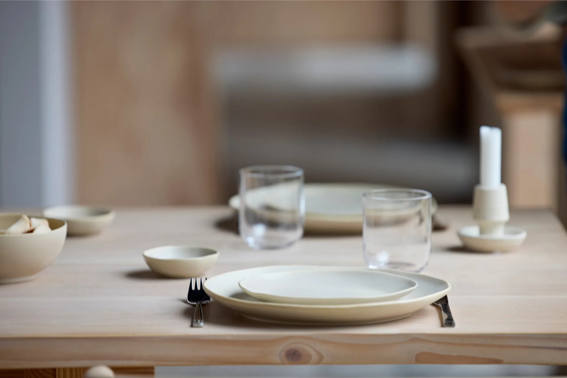 Shoku tallerken Ø27 cm, Beige Villa Collection