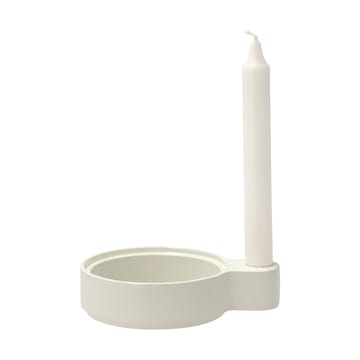 Styles lysestage 3,6x16 cm - Offwhite-aluminium - Villa Collection