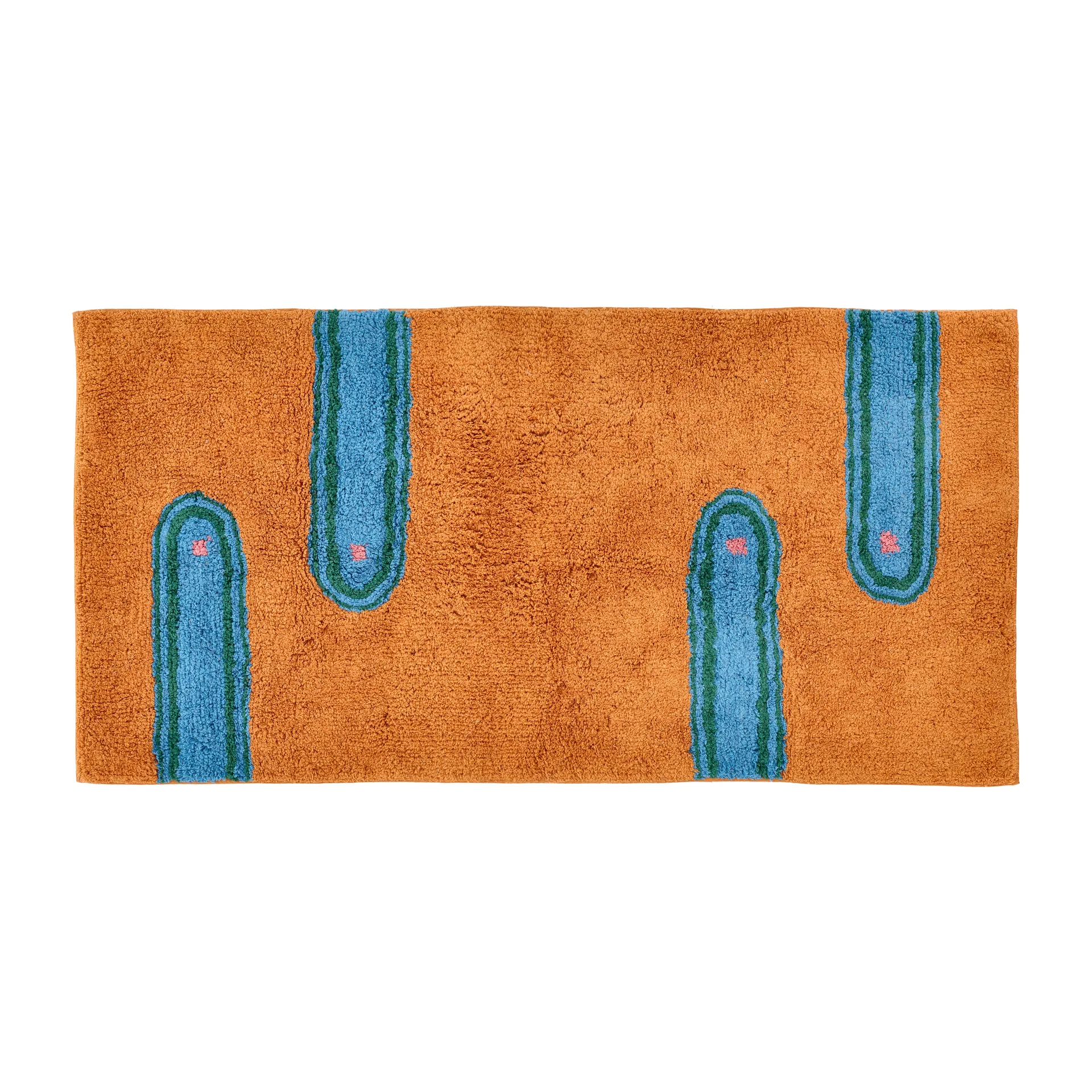 Styles tuftet tæppe 70x140 cm, Brown Villa Collection