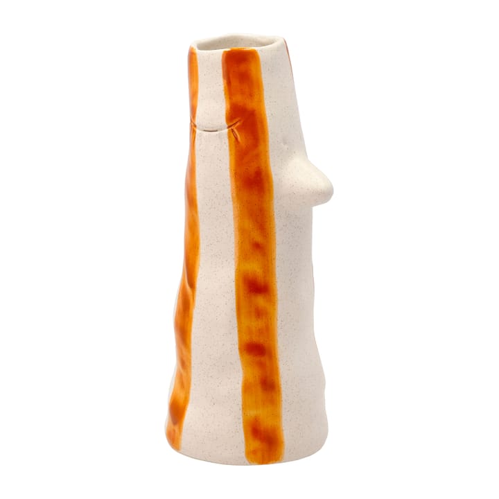 Styles vase med næb og øjenvipper 26 cm - Brown - Villa Collection