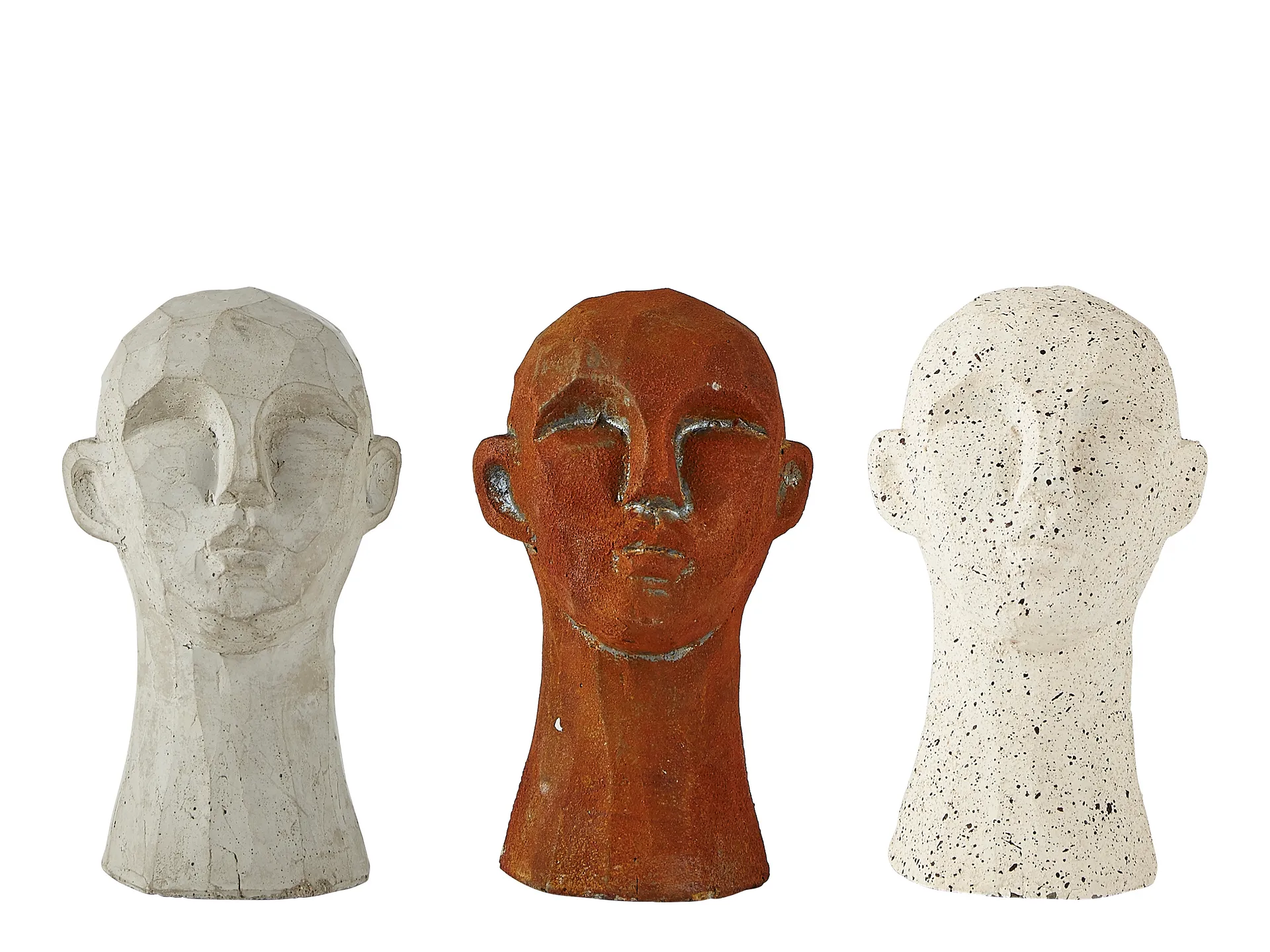 Talvik Figur Hovedsæt 3-pak, Cement Villa Collection