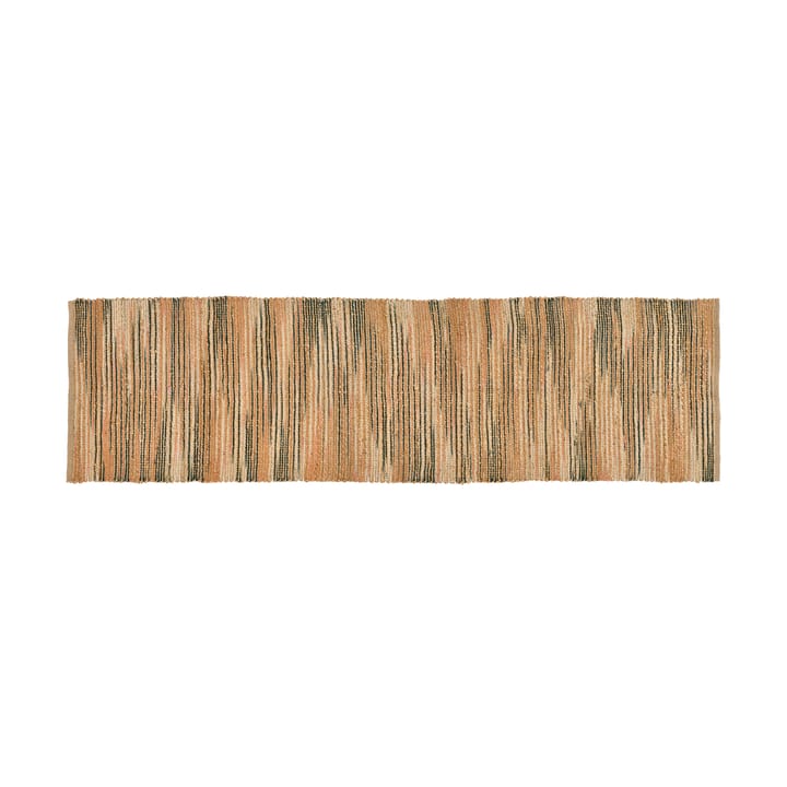 Vem tæppe - Green-nature-pink, 70x250 cm - Villa Collection