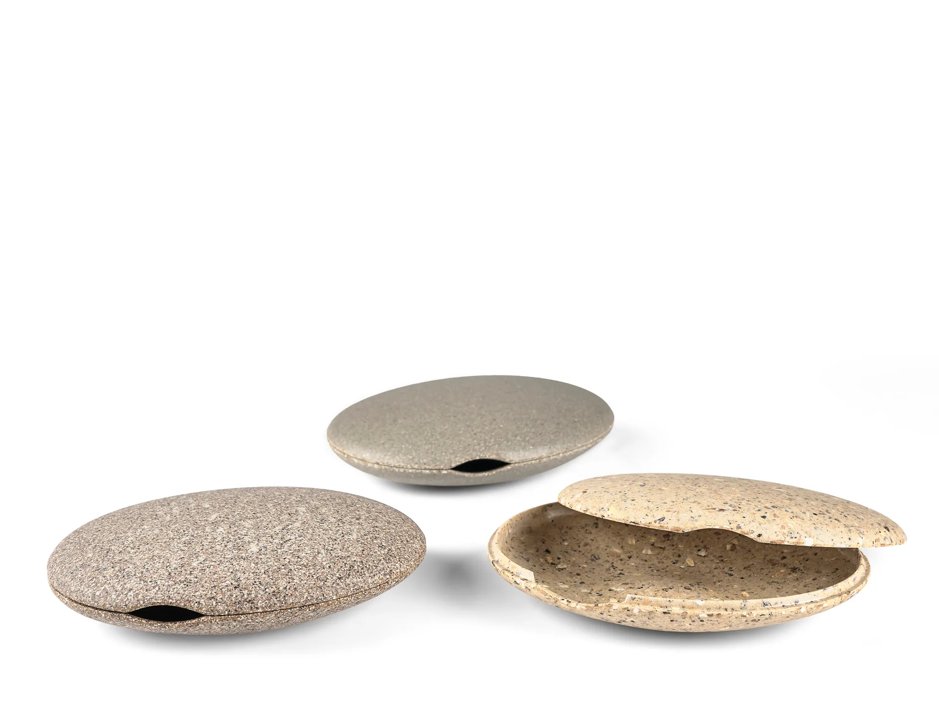 Villa Collection stenfigur 21 cm 3-pak, Natur Villa Collection