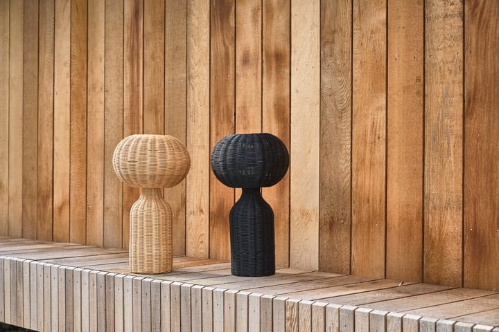 Werna bordlampe rattan Ø30 cm, Sort Villa Collection
