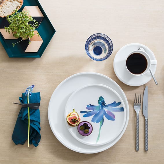 Artesano Flower Art tallerken Ø 22 cm, Hvid Villeroy & Boch