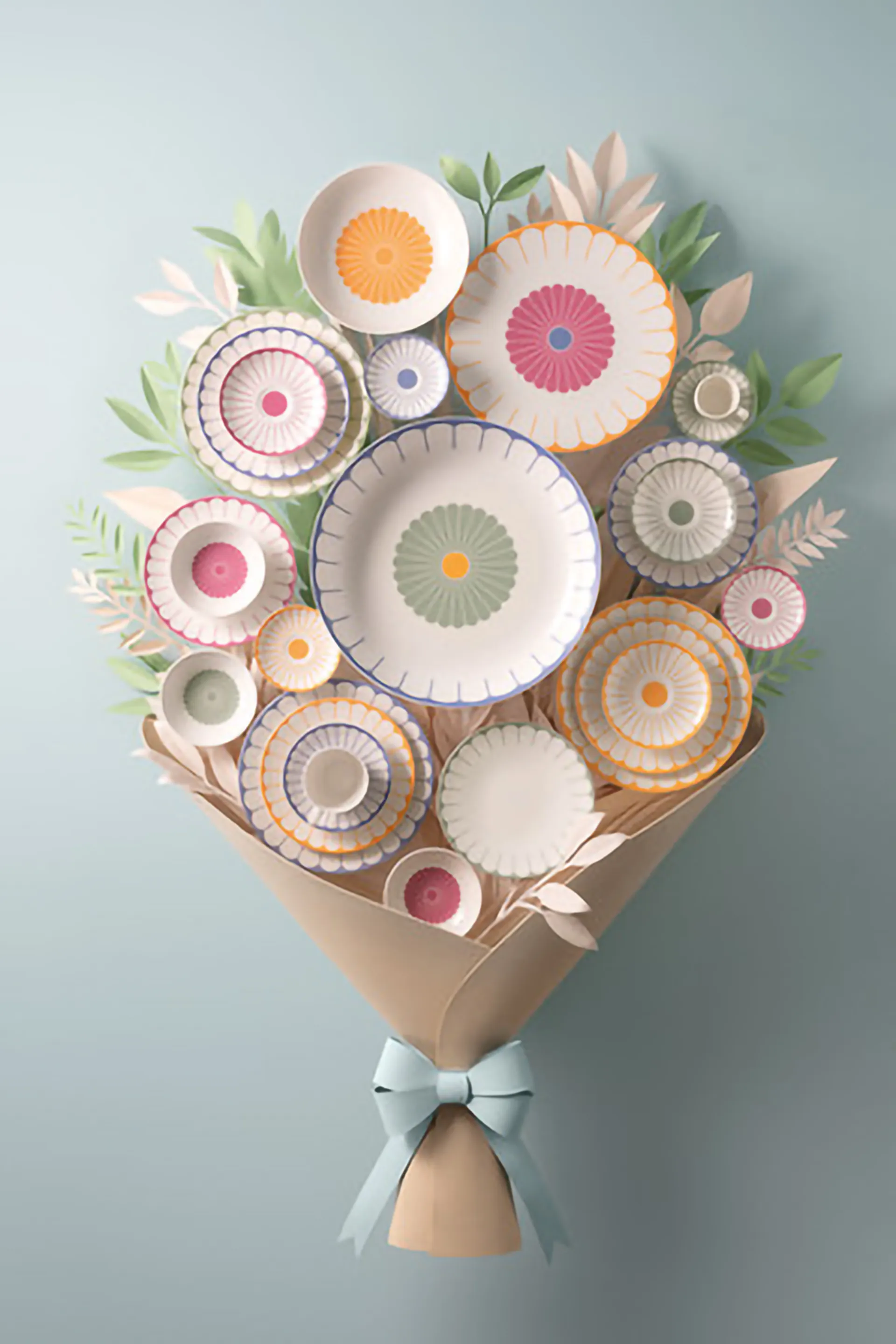 Fleur kaffekop 16 cl, White-green Villeroy & Boch