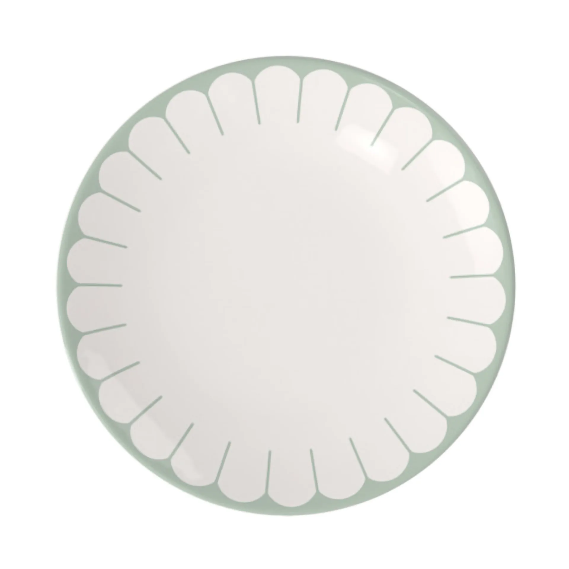 Fleur middagstallerken Ø26,5 cm, White-green Villeroy & Boch