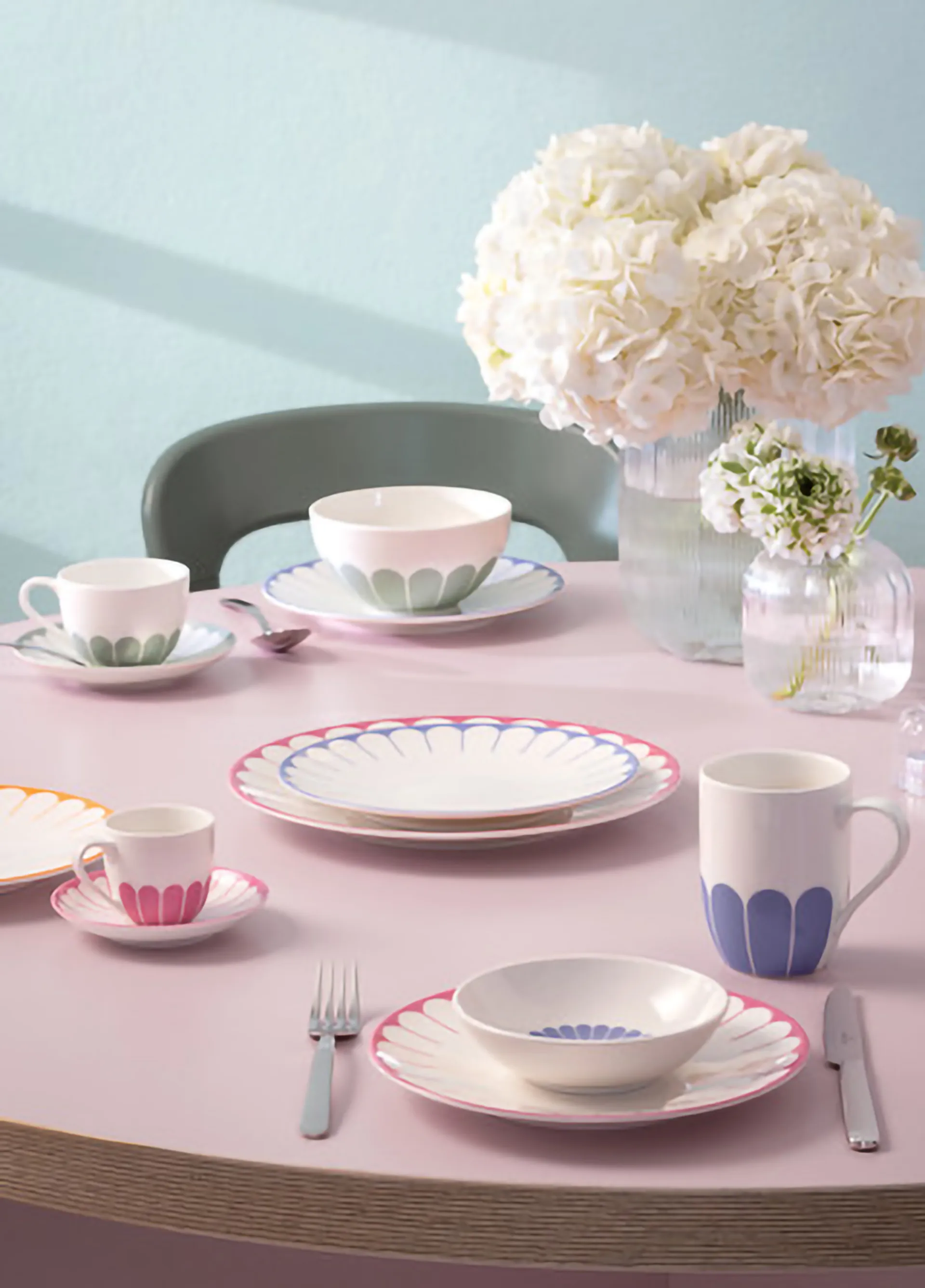 Fleur morgenmadsskål 43 cl, White-green Villeroy & Boch