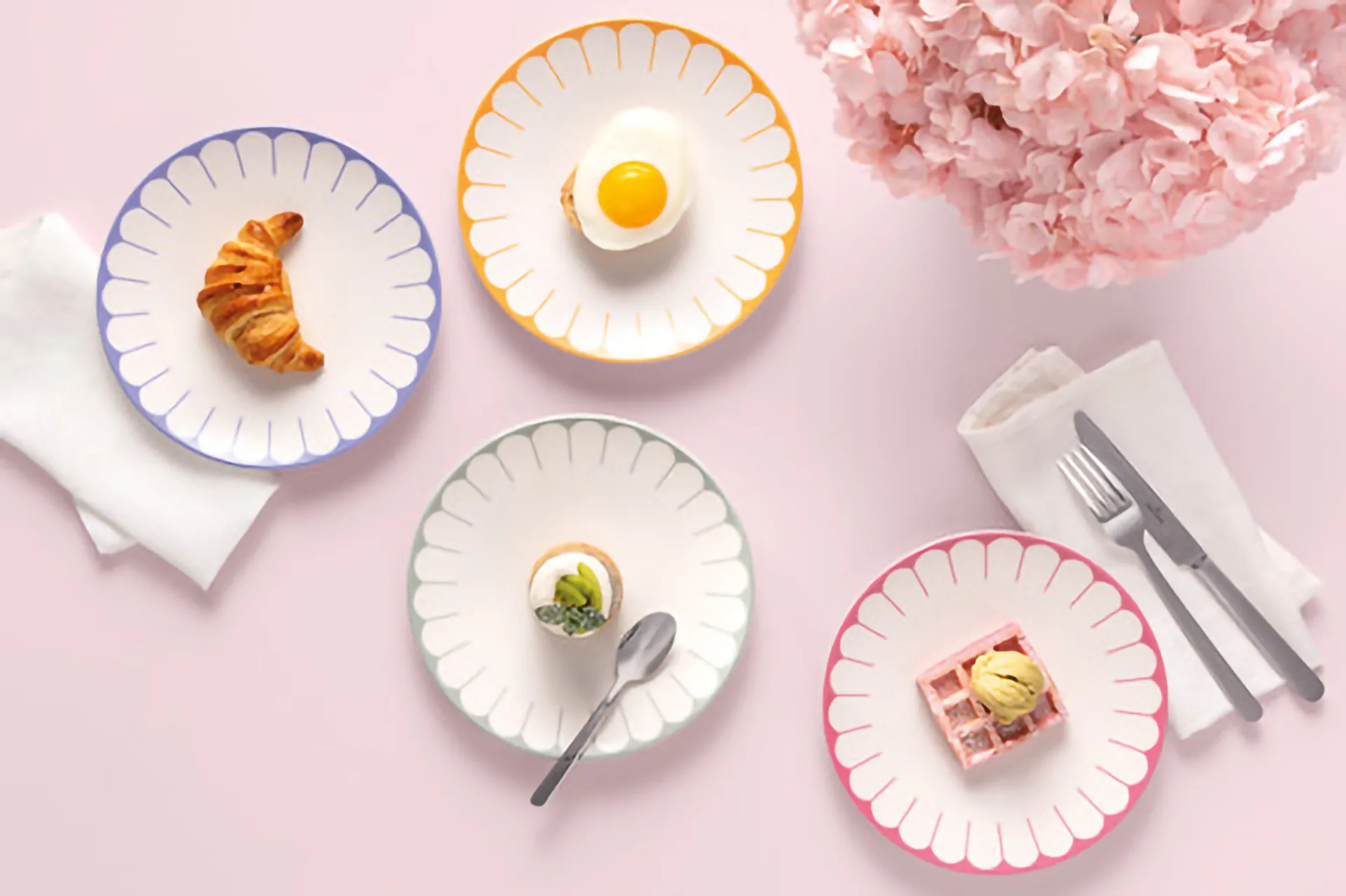 Fleur tallerken Ø21 cm, White-green Villeroy & Boch