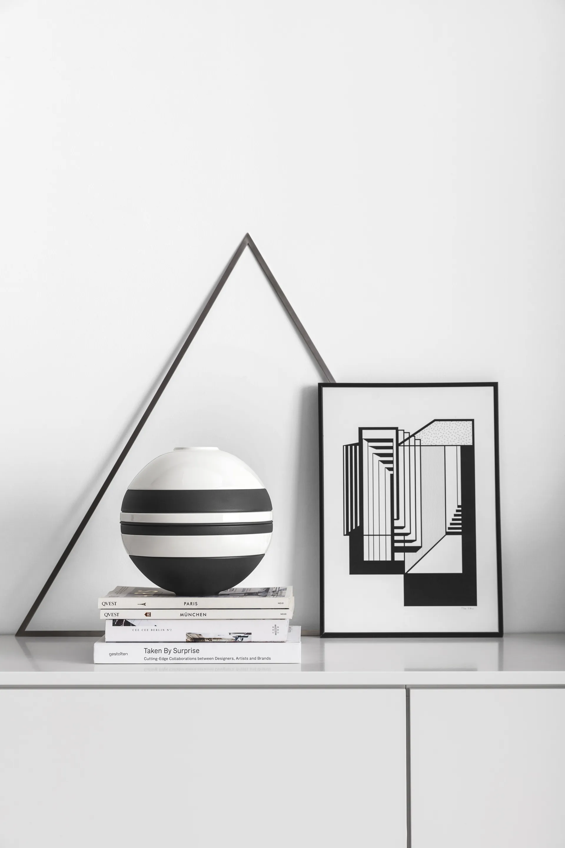 Iconic La Boule service 7 dele, Sort/Hvid Villeroy & Boch