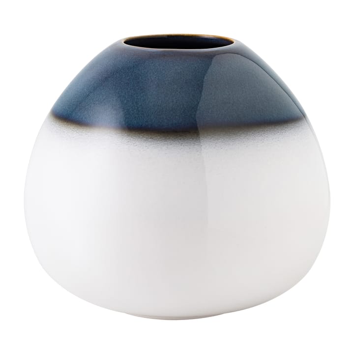 Lave Home egg-shaped vase 13 cm - Blå/Hvid - Villeroy & Boch