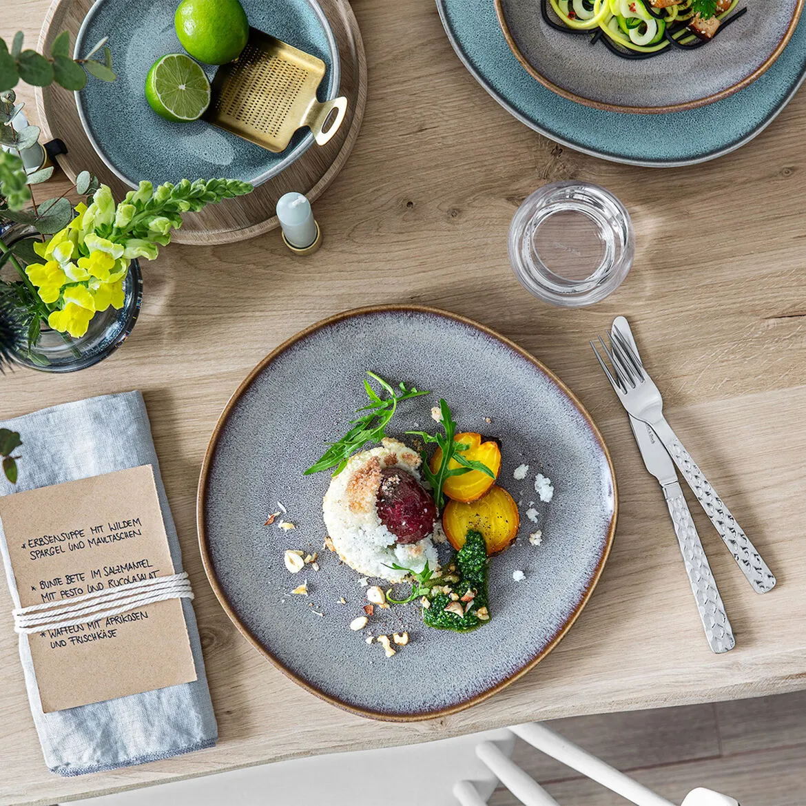 Lave tallerken Ø23 cm, Lave beige Villeroy & Boch