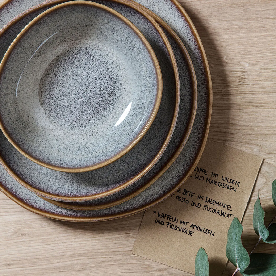 Lave tallerken Ø28 cm, Lave beige Villeroy & Boch