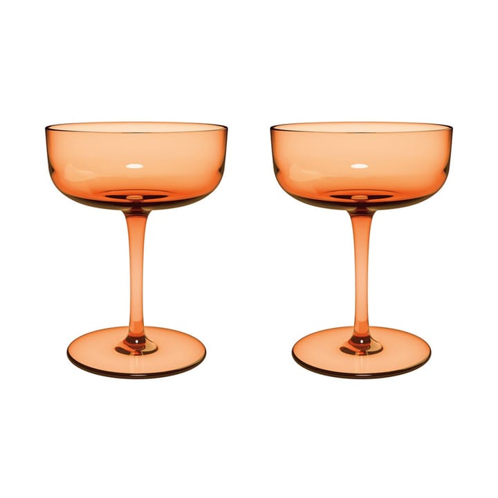 Like champagneglas coupe 10 cl 2-pak - Apricot - Villeroy & Boch