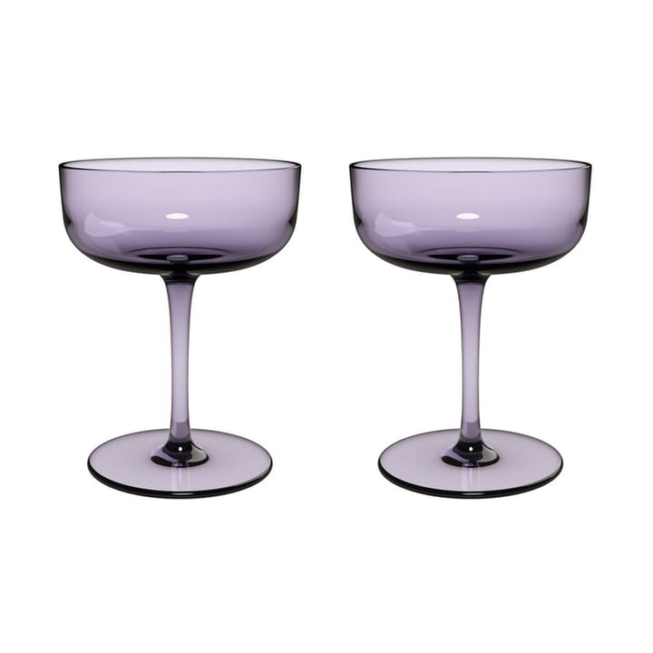 Like champagneglas coupe 10 cl 2-pak - Lavender - Villeroy & Boch