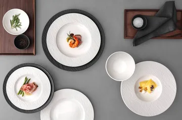 Manufacture Ice tallerken - Hvid, Ø21,7 cm - Villeroy & Boch