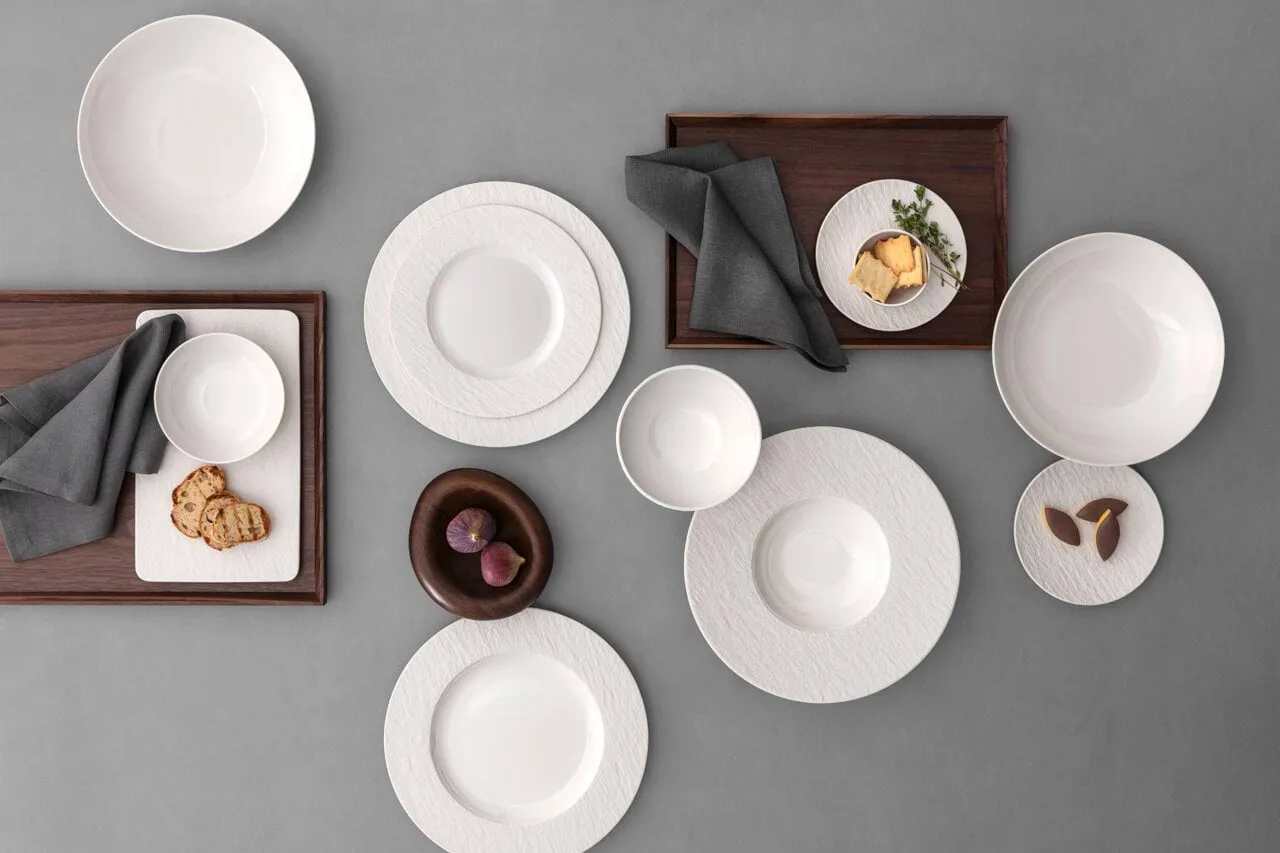 Manufacture Ice tallerken, Hvid, Ø27,1 cm Villeroy & Boch