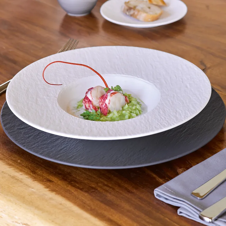 Manufacture Rock Gourmet tallerken Ø32 cm, sort Villeroy & Boch